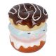 Spardose Donut, braun, 13 cm