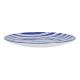 Teller Bali, Streifen/blau, 27 cm