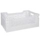 Klappbox, 27 x 17 x 11 cm, weiß