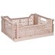 Klappbox, 40 x 30 x 15 cm, altrosa