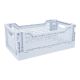 Klappbox, 27 x 17 x 11 cm, hellblau