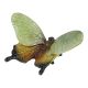 Schmetterling Amy, flach/grün, 10.5 cm