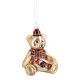 Anhänger Fancy, bunt, Teddy/Trommel, 11 cm