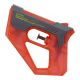 Wasserpistole, rot, 13 cm