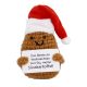Häkel-Figur mit Spruch, Xmas/Kartoffel, 11 cm