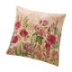 Kissen Blumen, beige/rot, 60 cm