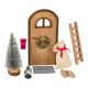 Wichteltür-Set, braun
