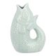 Vase Fisch, mint, 14.5 cm