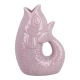 Vase Fisch, rosa, 14.5 cm