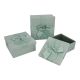 3er Set Geschenkkarton Schleife, salbei