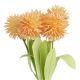 Deko-Stecker Pompom, orange, 15 cm