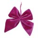 Anhänger Samt-Schleife, pink, 10 x 12 cm