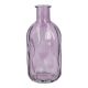 Flaschenvase Wellen, lila, 12 cm