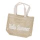 Shopper Spruch, Hello Summer/offwhite, 47 x 15 x 37 cm