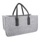 Filztasche Kamin, hellgrau