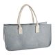 Filztasche Kamin, mint/beige