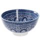 Schale China, hoch, blau/hellblau, 9.5 cm