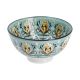 Schale China, hoch, grün/braun, 9.5 cm