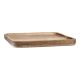 Holz-Untersetzer Akazie, eckig, 15 cm