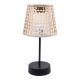 Solar-Leuchte Kristall, rostbraun, 25 cm