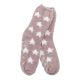 Kuschelsocken Anti-Rutsch, Sterne/rosa