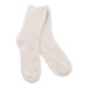Kuschelsocken Uni, creme, One Size