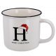 Becher Buchstabe mit Mütze, H, 380 ml