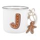Becher Buchstabe/Lebkuchen, J, 380 ml