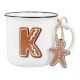 Becher Buchstabe/Lebkuchen, K, 380 ml