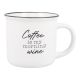 Becher Spruch, Coffee, 300 ml