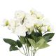 Strauß Minirosen, 21 Blüten, weiß, 29.5 cm