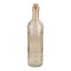 Vorratsflasche Korken, Relief/Rillen/Kreise/braun, 500 ml