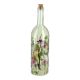 LED-Flasche Vogelgesang, grün, 32 cm