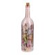 LED-Flasche Vogelgesang, pink, 32 cm