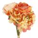 Strauß Rose/Hortensie, peach, 30 cm