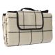 Picknickdecke Karo, beige, 130 x 170 cm