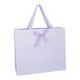 Geschenktüte Uni mit Schleife, flieder, 36 x 31 cm