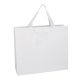 Geschenktüte Uni mit Schleife, weiß, 36 x 31 cm