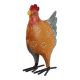 Huhn Mini, orange, 10 cm