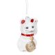 Anhänger Fancy, bunt, Winkekatze/weiß, 10 cm