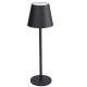 LED-Tischlampe Akku, schwarz, 37 cm