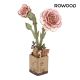 Bausatz 3D, Blume, Rose/pink
