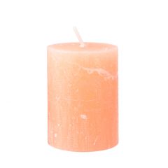 Kerze Rustik, Lara, apricot, 9 cm