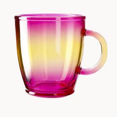 Teeglas farbig, pink, 380 ml
