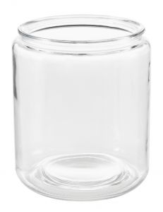 Glas-Windlicht Zylinder, dick, 18 x 20 cm