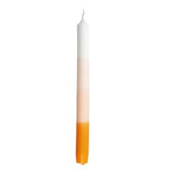 Stabkerze Farbverlauf, orange, 25 cm