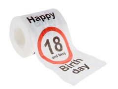 Toilettenpapier Birthday, 18 Jahre, 24 Meter