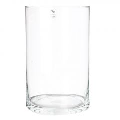 Glas-Vase Zylinder, klar, 28 x 18 cm