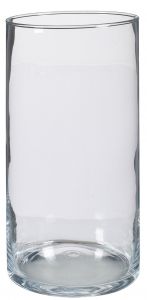 Glas-Vase Zylinder, 35 cm