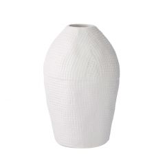 Vase Gipsoptik, hoch, 14 cm